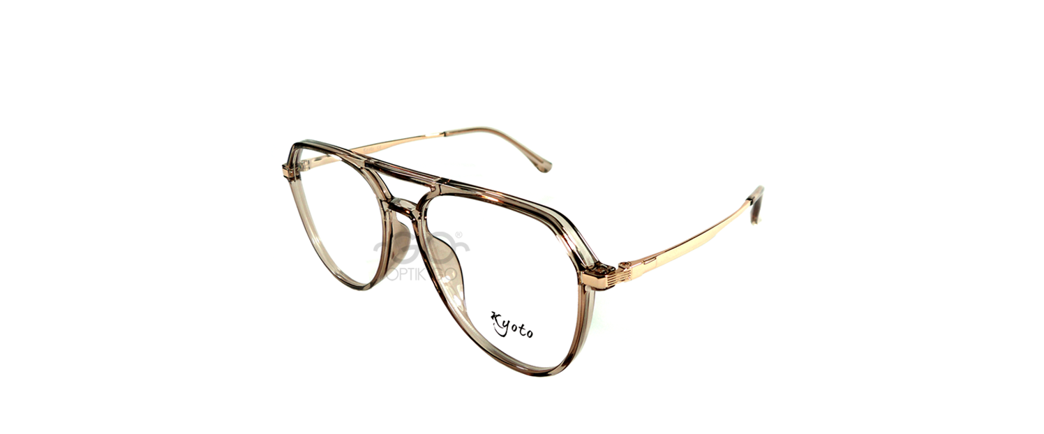 Kyoto 00202 / C4 Brown Clear Gold Glossy